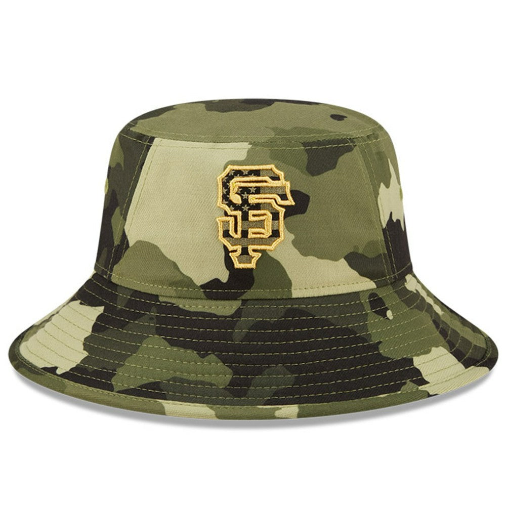 MLB San Francisco Giants New Era 2022 Armed Forces Day Bucket Hat