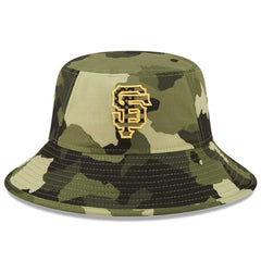 MLB San Francisco Giants New Era 2022 Armed Forces Day Bucket Hat