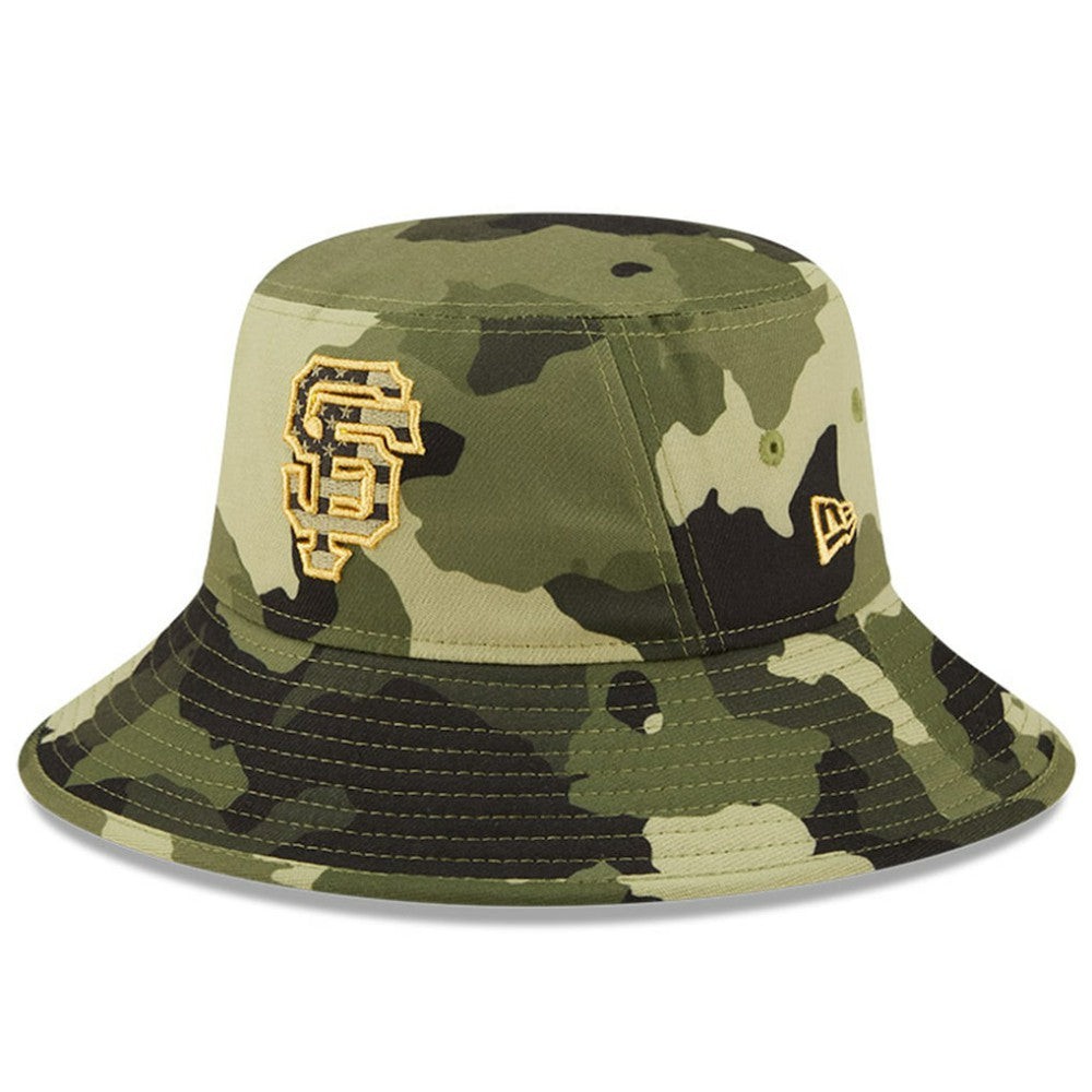 MLB San Francisco Giants New Era 2022 Armed Forces Day Bucket Hat