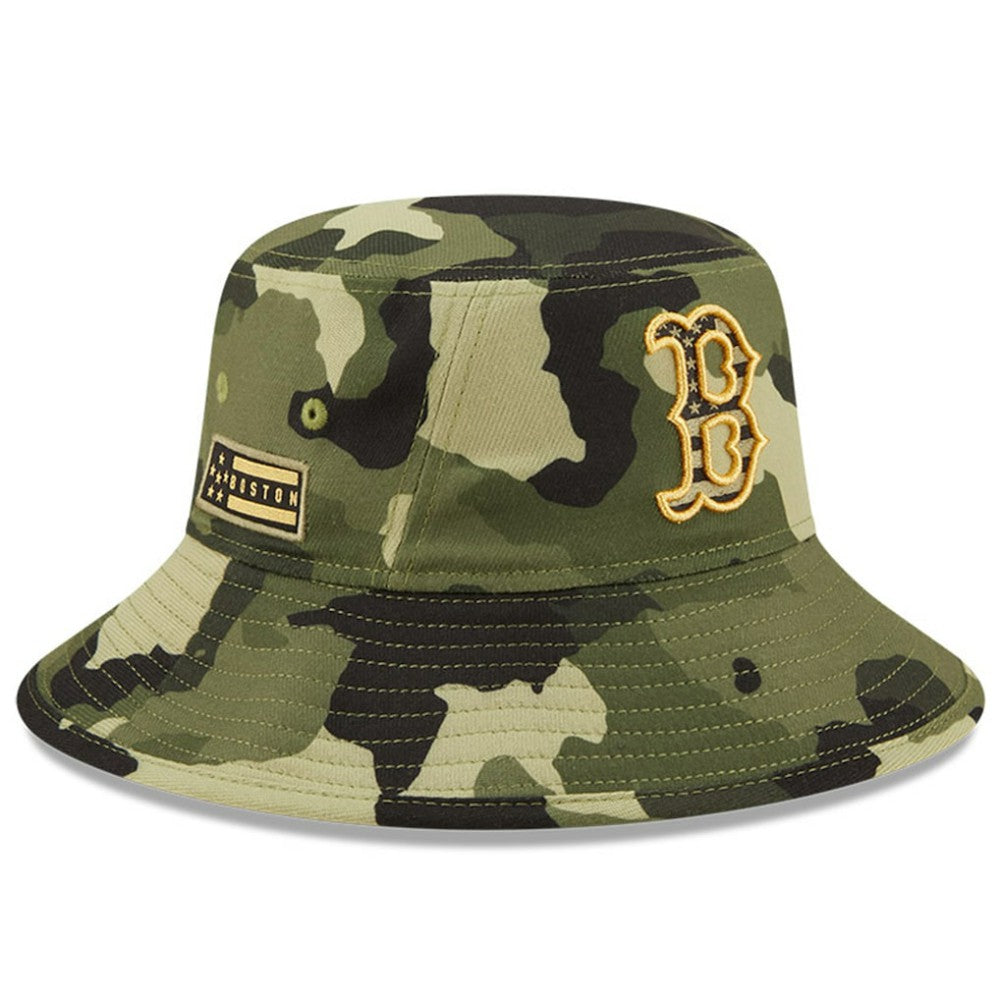 MLB Boston Red Sox New Era 2022 Armed Forces Day Bucket Hat