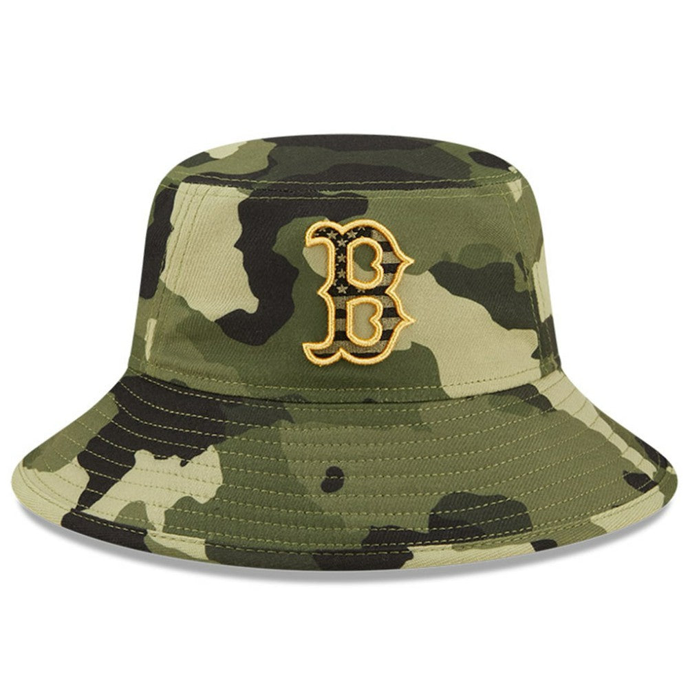 MLB Boston Red Sox New Era 2022 Armed Forces Day Bucket Hat