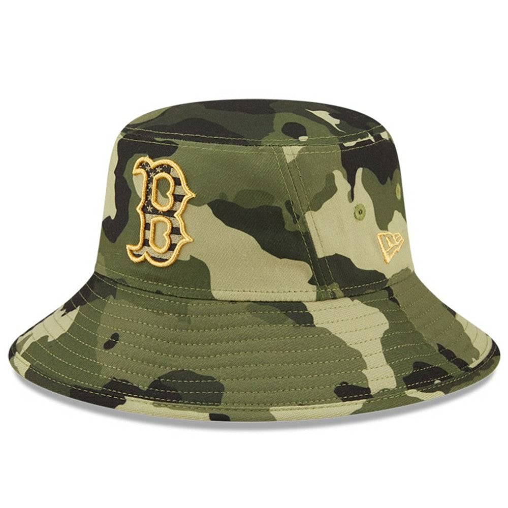 MLB Boston Red Sox New Era 2022 Armed Forces Day Bucket Hat