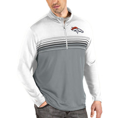 Antigua Pace Quarter-Zip Pullover Jacket - Denver Broncos