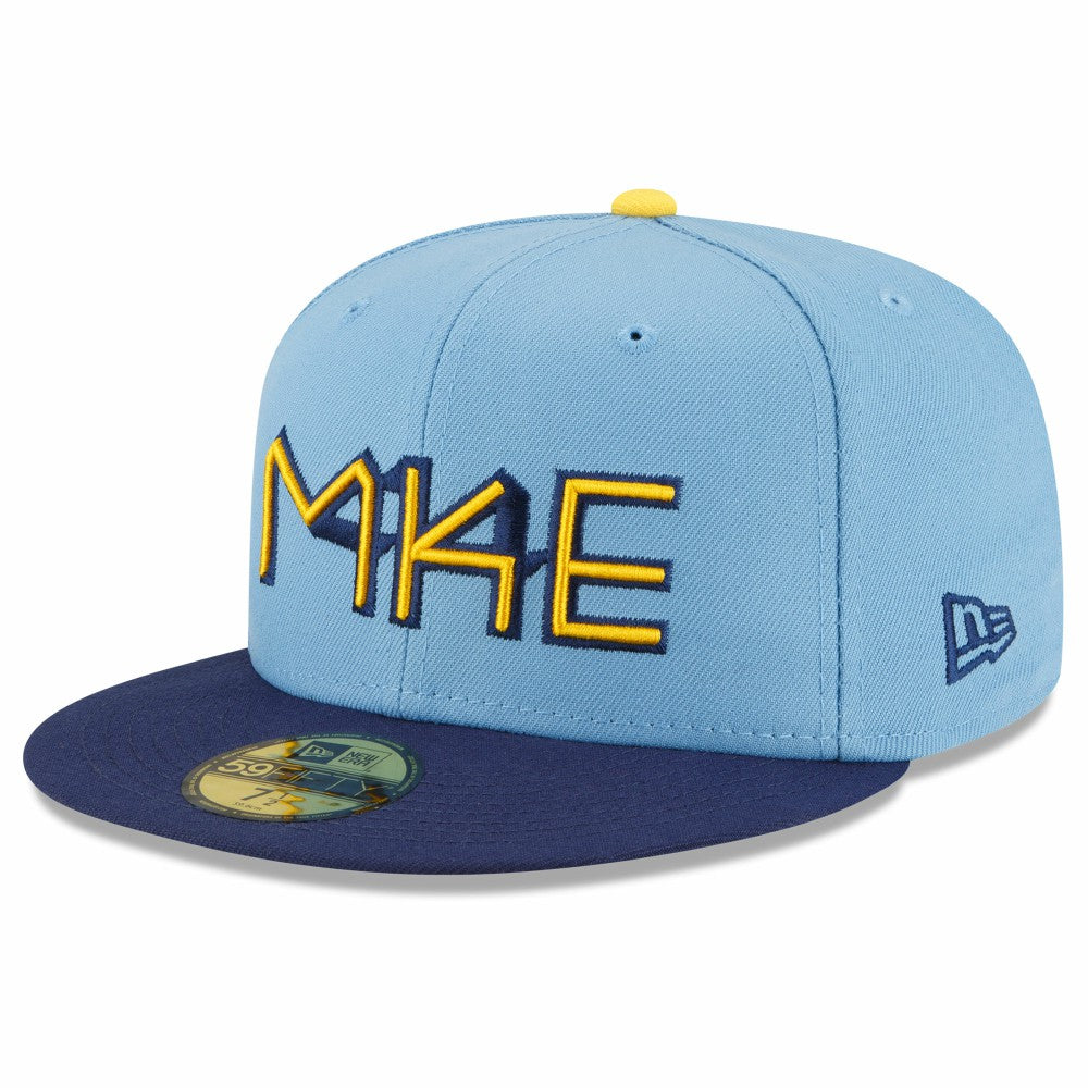MLB Milwaukee Brewers New Era 2022 City Connect 59FIFTY Fitted Hat