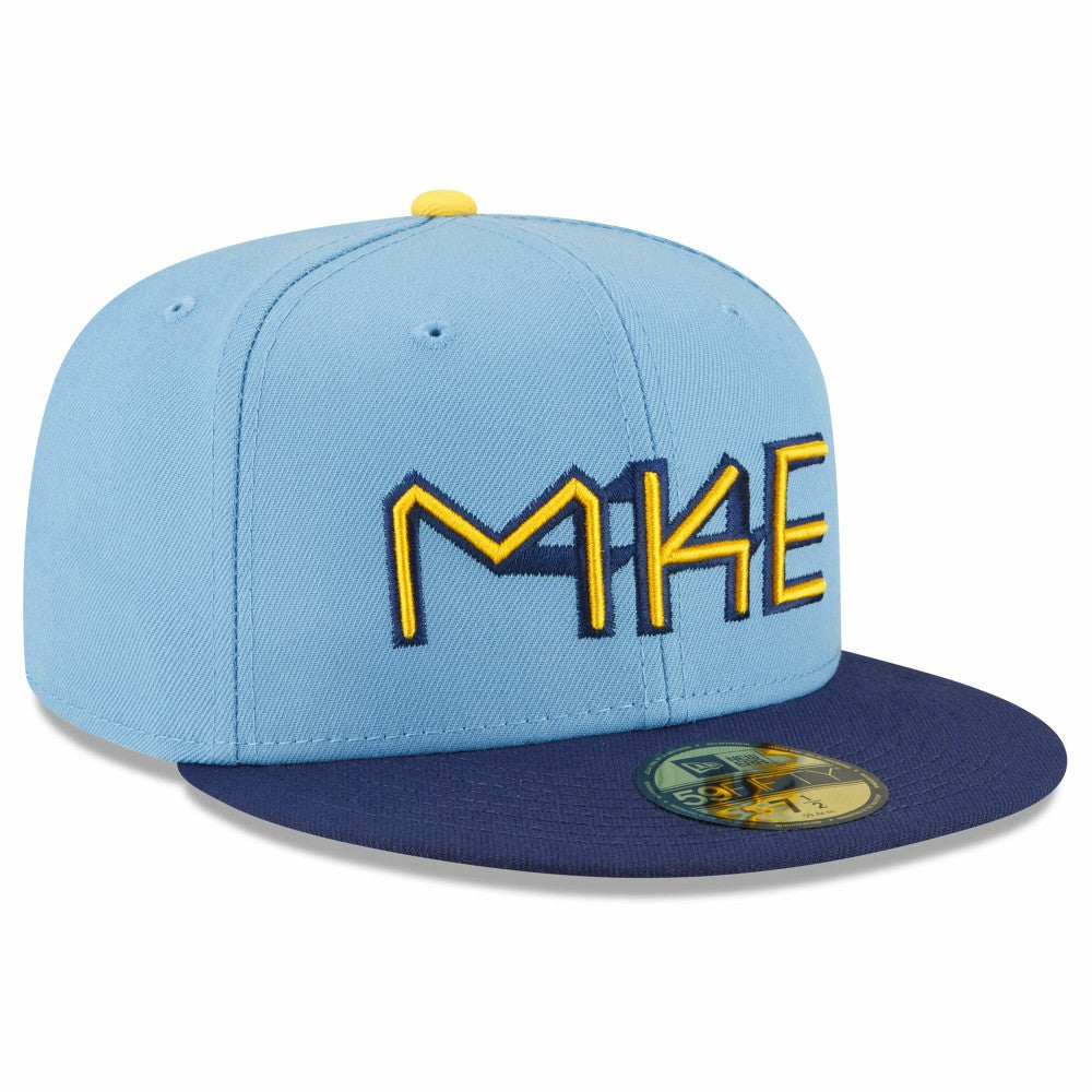 MLB Milwaukee Brewers New Era 2022 City Connect 59FIFTY Fitted Hat