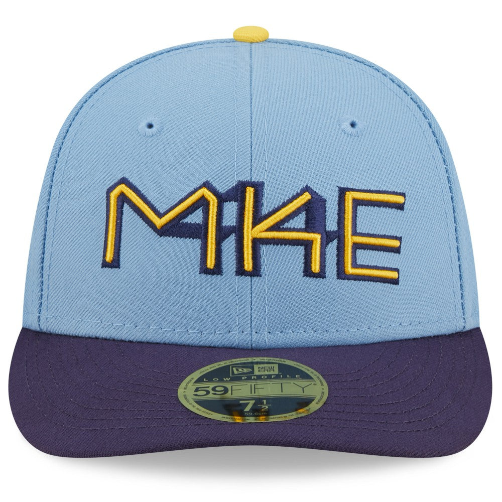 MLB Milwaukee Brewers New Era 2022 City Connect Low Profile 59FIFTY Fitted Hat