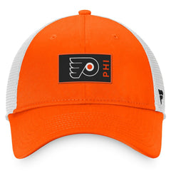 NHL Orange Philadelphia Flyers Fanatics Authentic Pro Rink Trucker Snapback Hat
