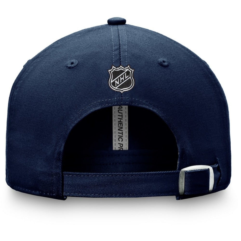 NHL Deep Sea Blue Seattle Kraken Fanatics Authentic Pro Rink Adjustable Hat