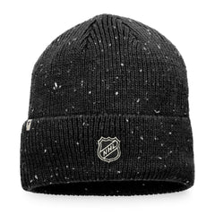 NHL Black Vegas Golden Knights Fanatics Authentic Pro Rink Pinnacle Cuffed Knit Hat