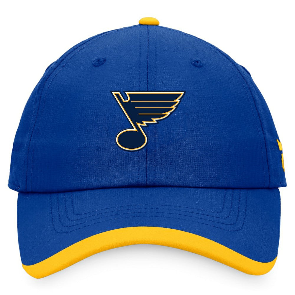 NHL Blue St. Louis Blues Fanatics Authentic Pro Rink Pinnacle Adjustable Hat