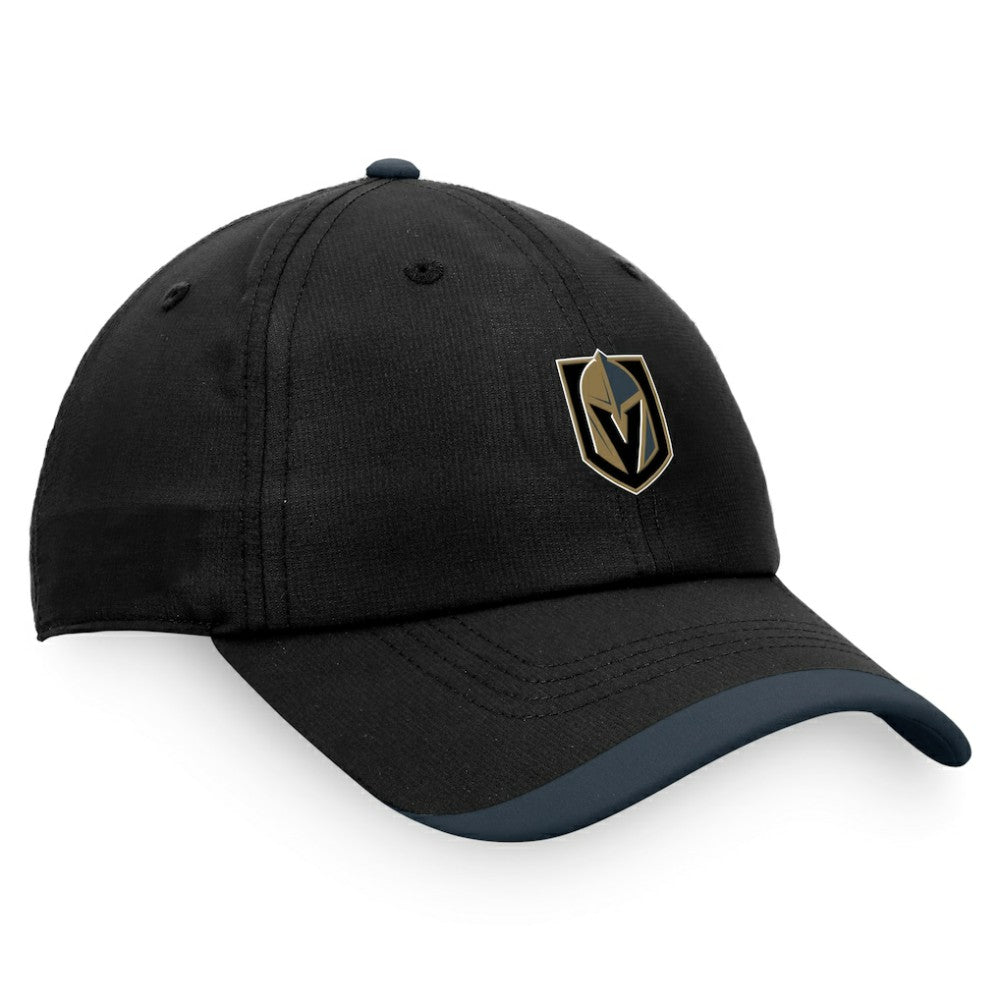 NHL Black Vegas Golden Knights Fanatics Authentic Pro Rink Pinnacle Adjustable Hat