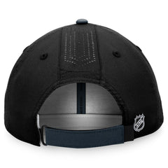 NHL Black Vegas Golden Knights Fanatics Authentic Pro Rink Pinnacle Adjustable Hat