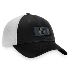 NHL Black/White Vegas Golden Knights Fanatics Authentic Pro Rink Trucker Snapback Hat