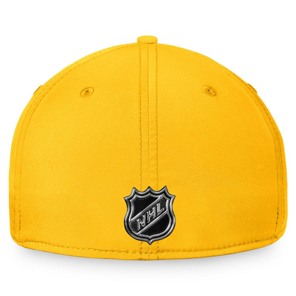 NHL Gold Nashville Predators Fanatics 2022 Authentic Pro Training Camp Flex Hat