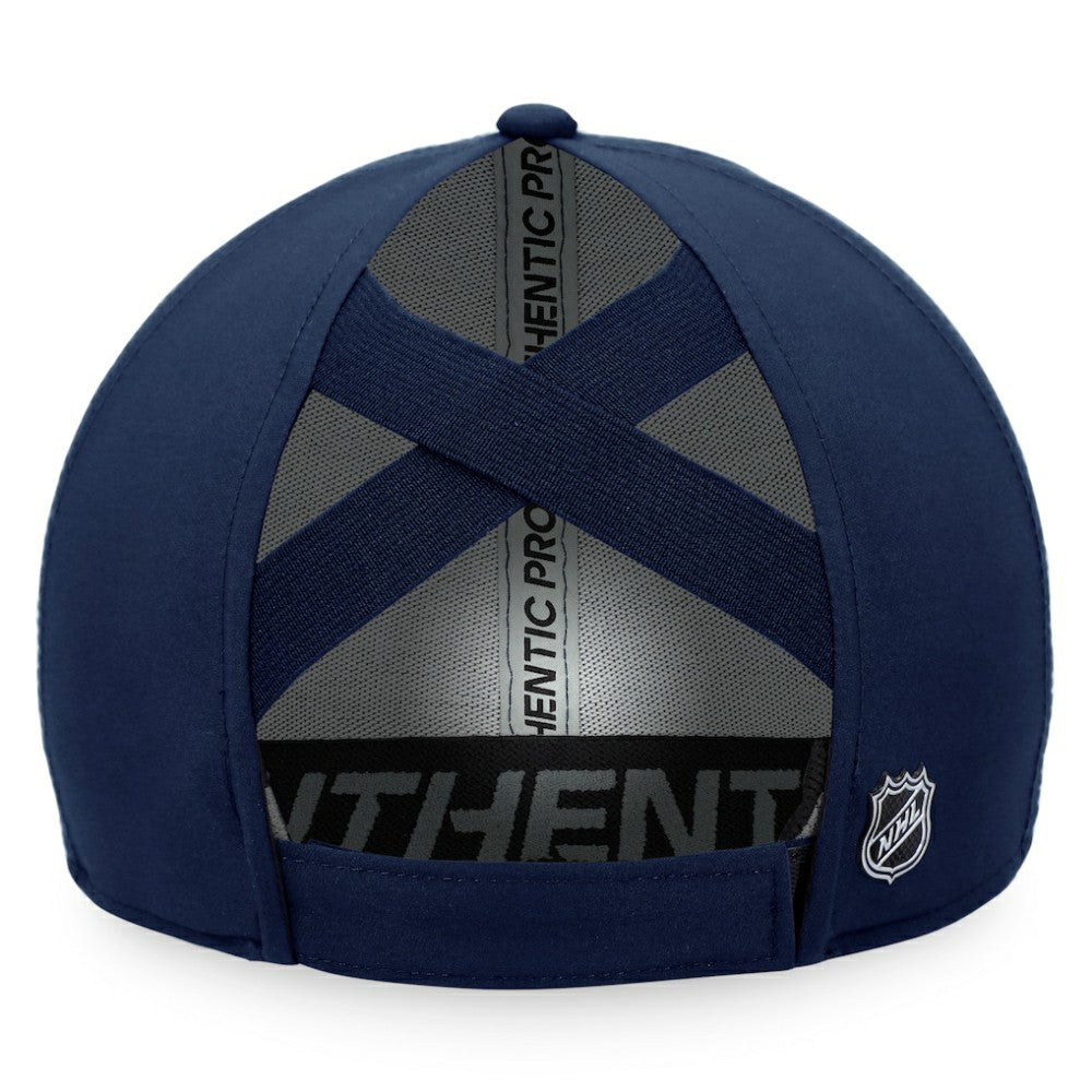 NHL Deep Sea Blue Seattle Kraken Fanatics Women's Authentic Pro Road Structured Adjustable Hat