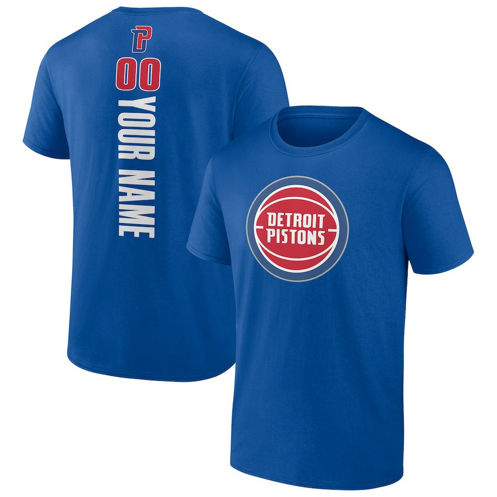 NBA Detroit Pistons Personalized Playmaker Team T-Shirt sale