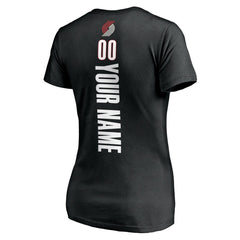 NBA Portland Trail Blazers Women's Personalized Playmaker Team V-Neck T-Shirt