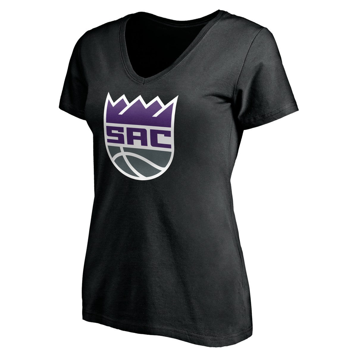 NBA Sacramento Kings Women's Personalized Playmaker Team V-Neck T-Shirt
