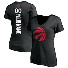 NBA Toronto Raptors Women's Personalized Playmaker Team V-Neck T-Shirt