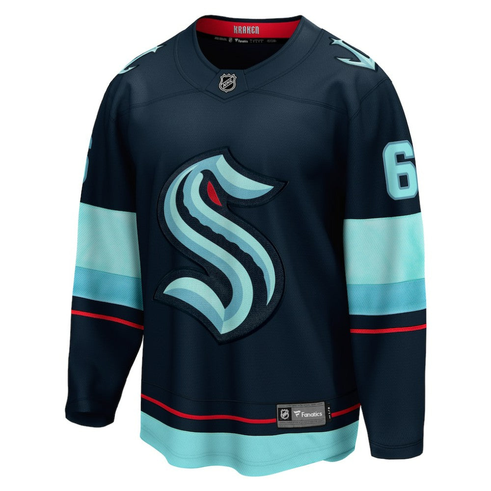 NHL Deep Sea Blue Adam Larsson Seattle Kraken Fanatics Home Breakaway Player Jersey