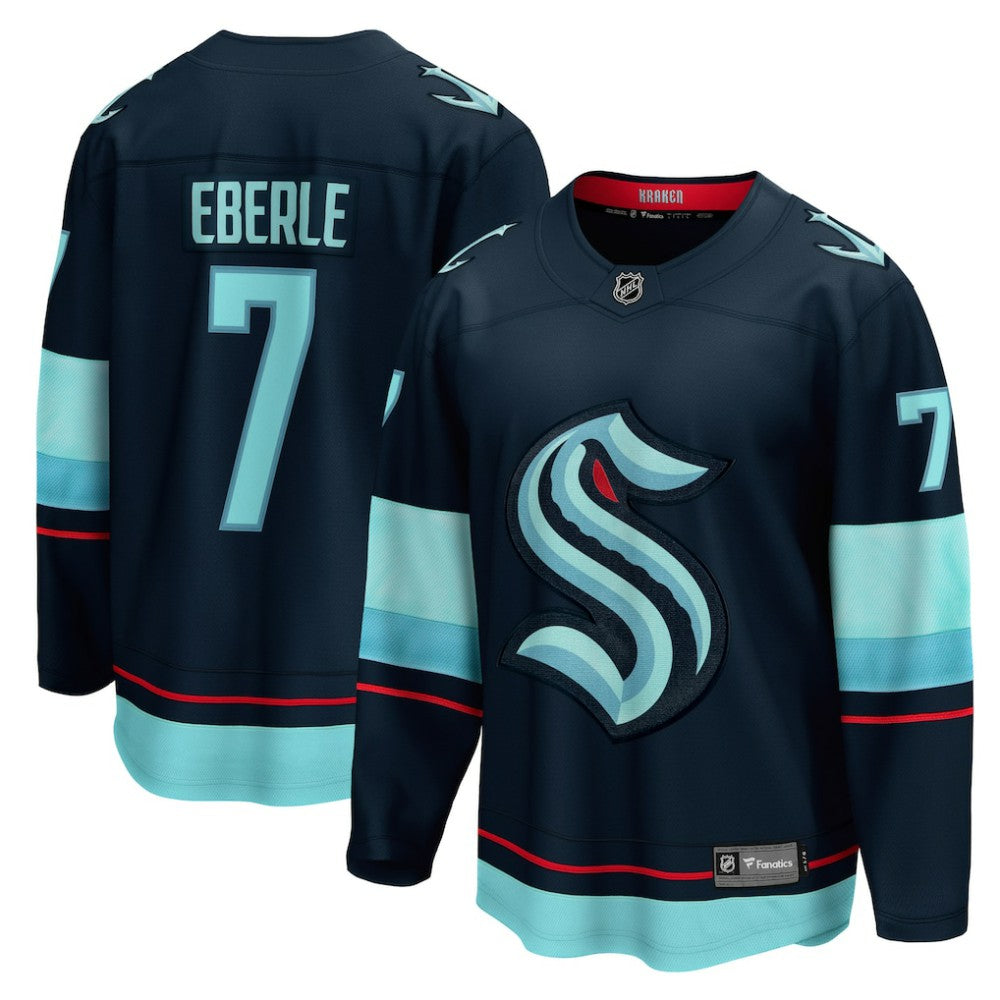 NHL Navy Jordan Eberle Seattle Kraken Fanatics Home Breakaway Player Jersey