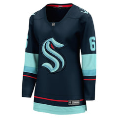 NHL Deep Sea Blue Adam Larsson Seattle Kraken Fanatics Women's Home Breakaway Player Jersey