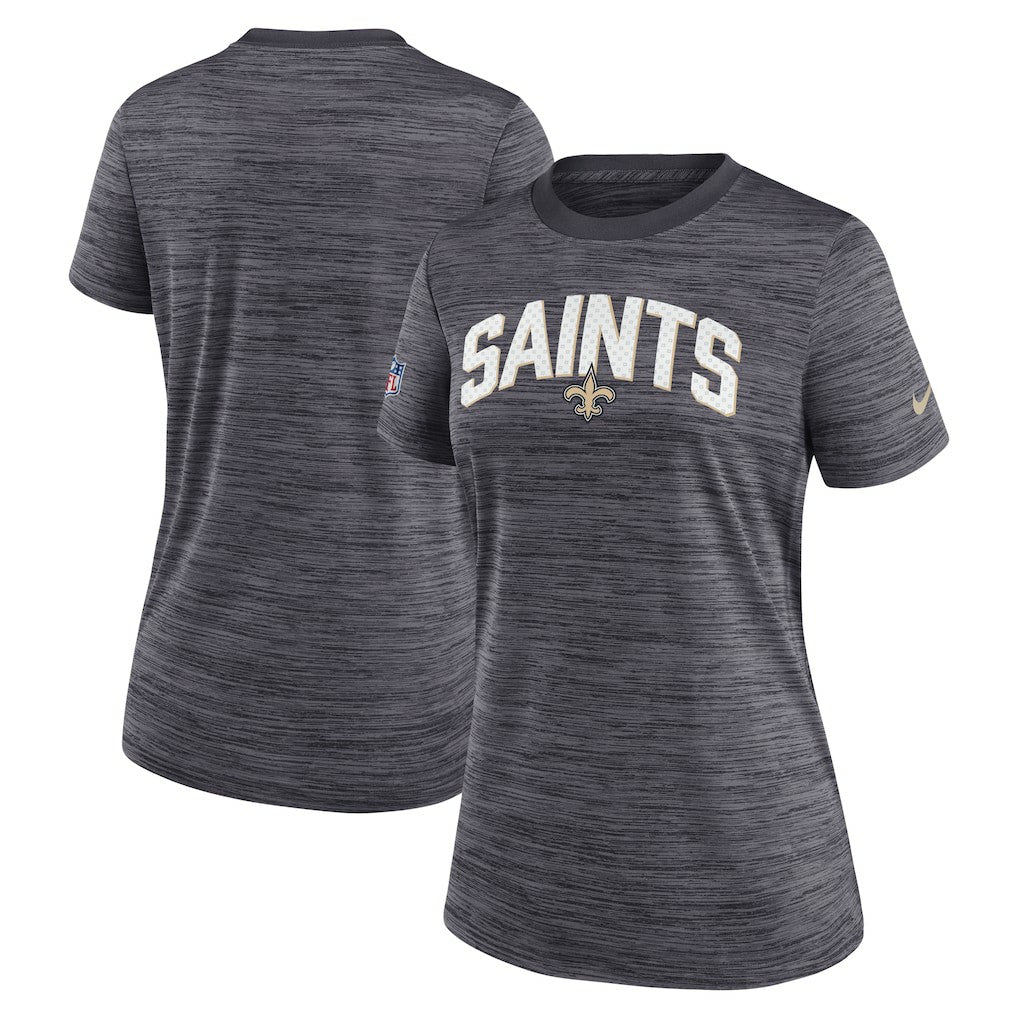 Women's Sideline Velocity Lockup Performance T-Shirt - New Orleans Saints