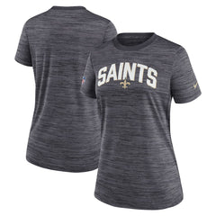 Women's Sideline Velocity Lockup Performance T-Shirt - New Orleans Saints