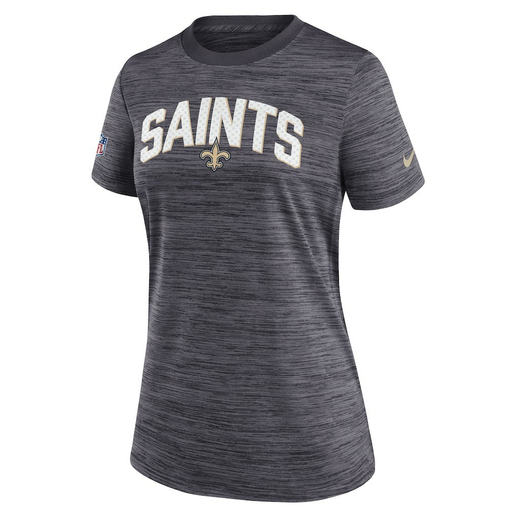 Women's Sideline Velocity Lockup Performance T-Shirt - New Orleans Saints