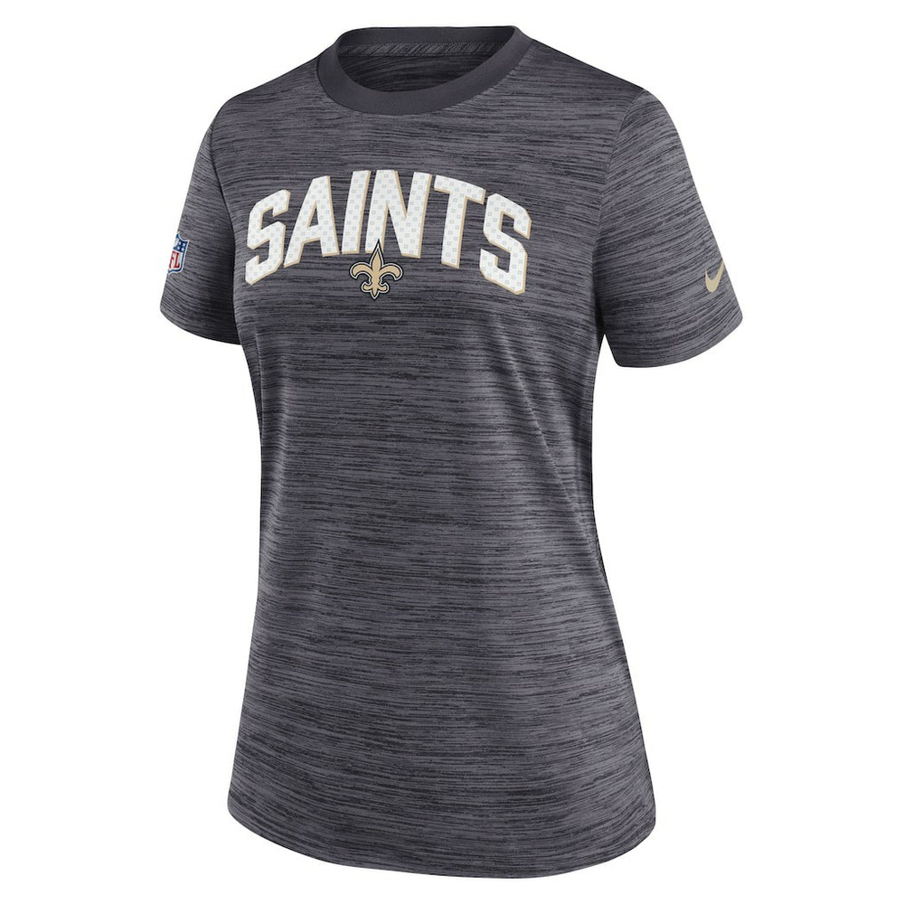 Women's Sideline Velocity Lockup Performance T-Shirt - New Orleans Saints