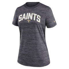 Women's Sideline Velocity Lockup Performance T-Shirt - New Orleans Saints