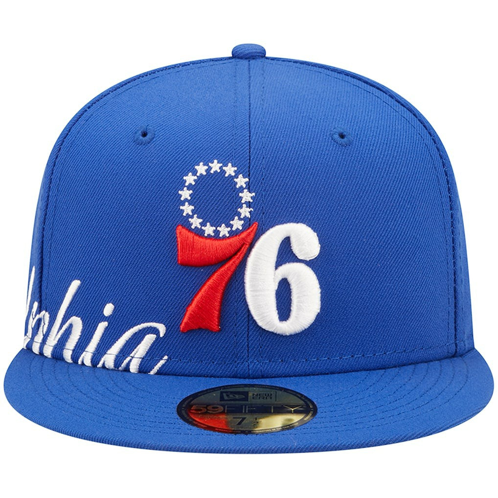 NBA Philadelphia 76ers Side Split 59FIFTY Fitted Hat