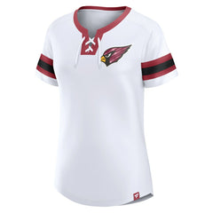 Women's Sunday Best Lace-Up T-Shirt - Arizona Cardinals