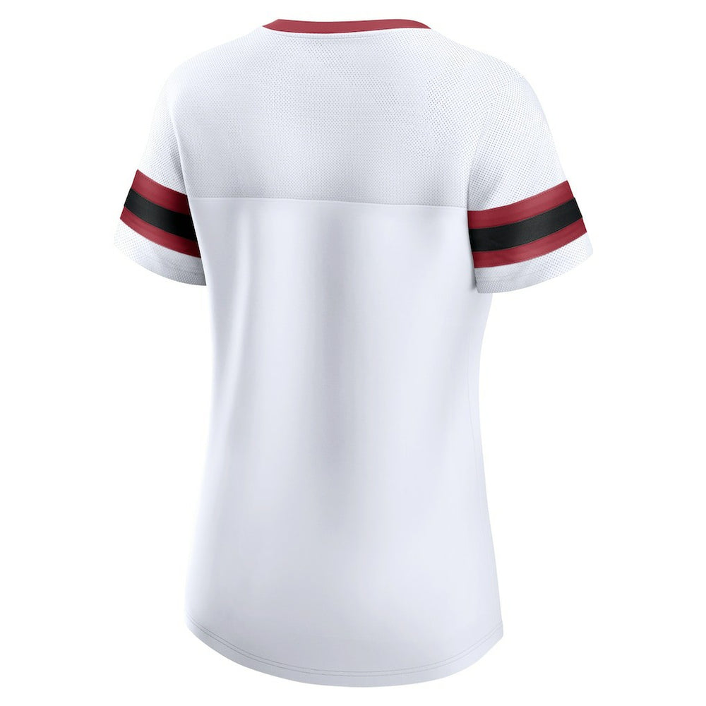 Women's Sunday Best Lace-Up T-Shirt - Arizona Cardinals