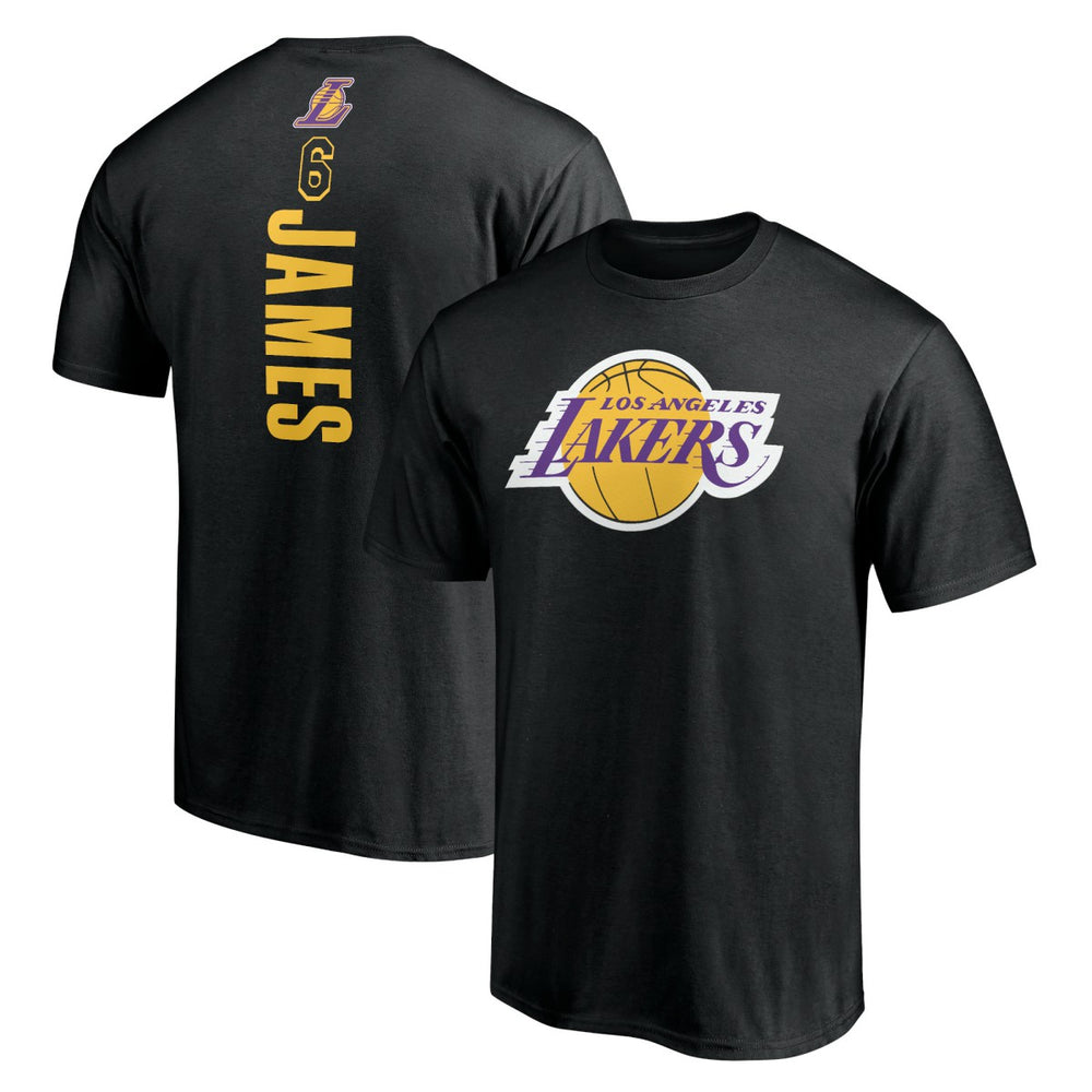NBA LeBron James Los Angeles Lakers #6 Playmaker Name & Number T-Shirt