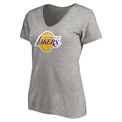 NBA LeBron James Los Angeles Lakers Women's #6 Playmaker Name & Number V-Neck T-Shirt