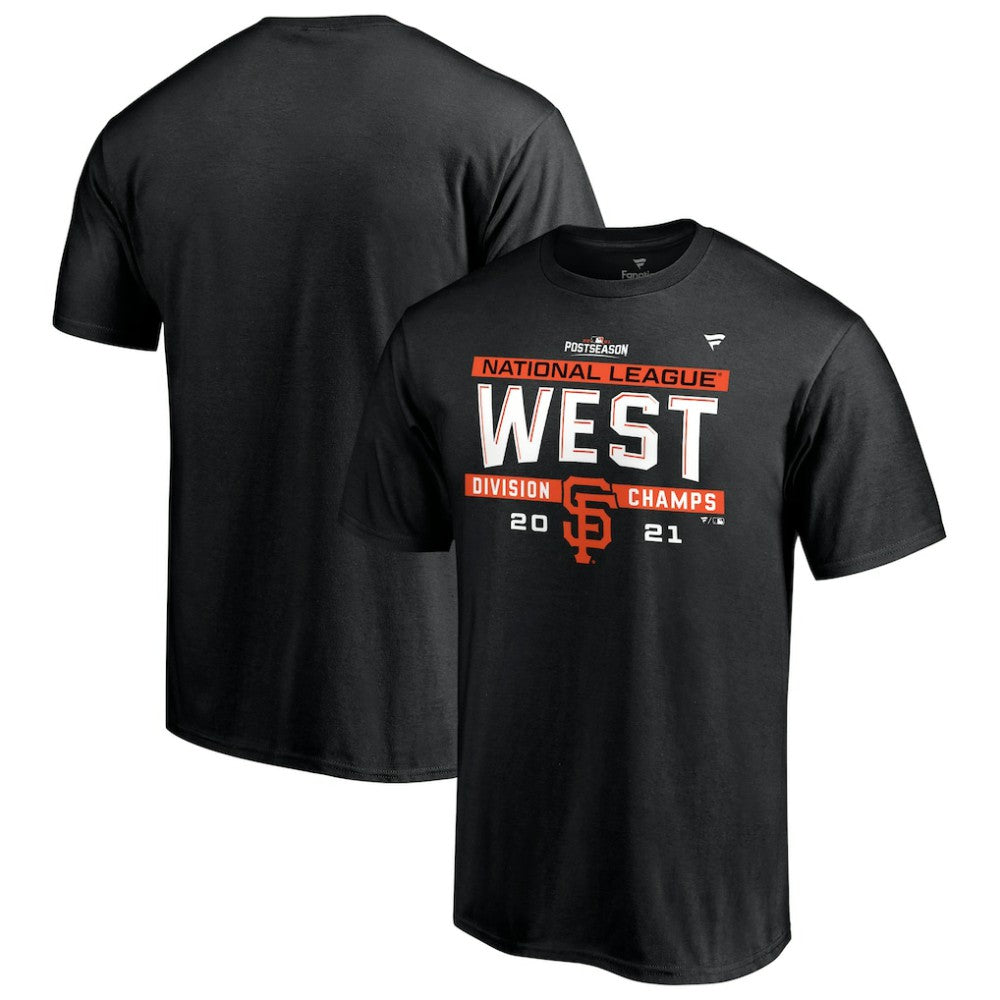 MLB San Francisco Giants Fanatics 2021 NL West Division Champions Locker Room T-Shirt