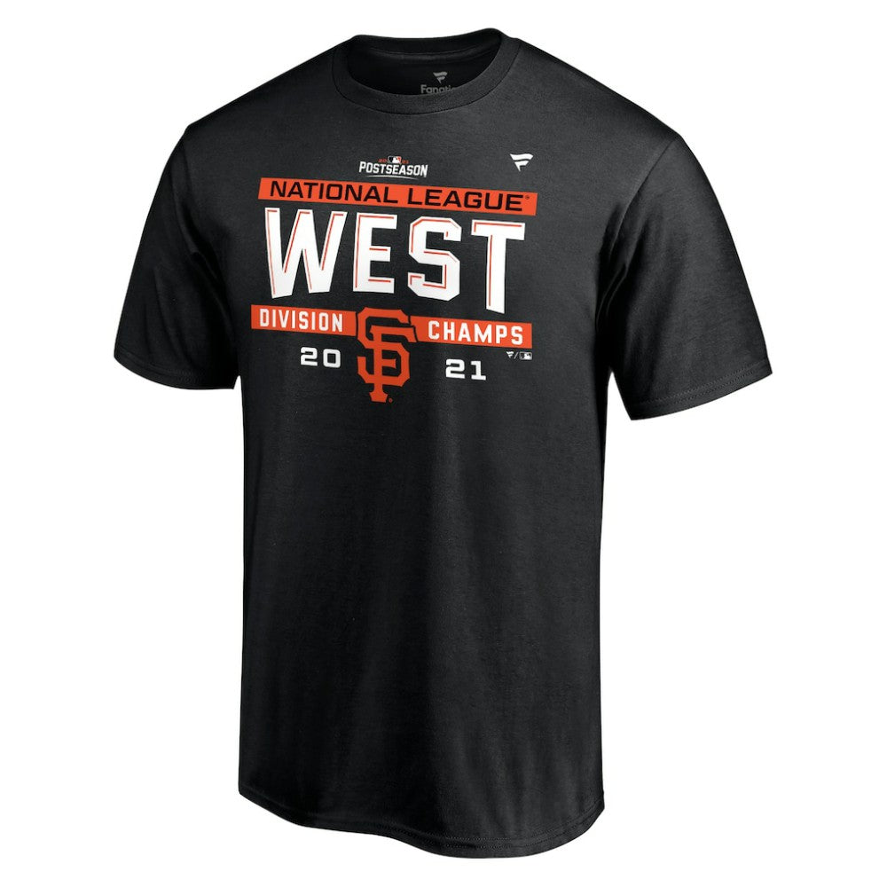 MLB San Francisco Giants Fanatics 2021 NL West Division Champions Locker Room T-Shirt