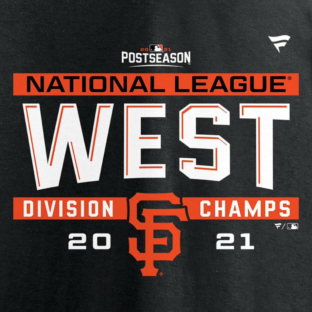 MLB San Francisco Giants Fanatics 2021 NL West Division Champions Locker Room T-Shirt