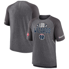 NBA Washington Wizards 2022 Noches Ene-Be-A Core Shooting Raglan T-Shirt