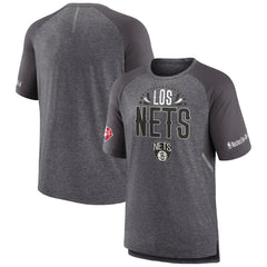 NBA Brooklyn Nets 2022 Noches Ene-Be-A Core Shooting Raglan T-Shirt