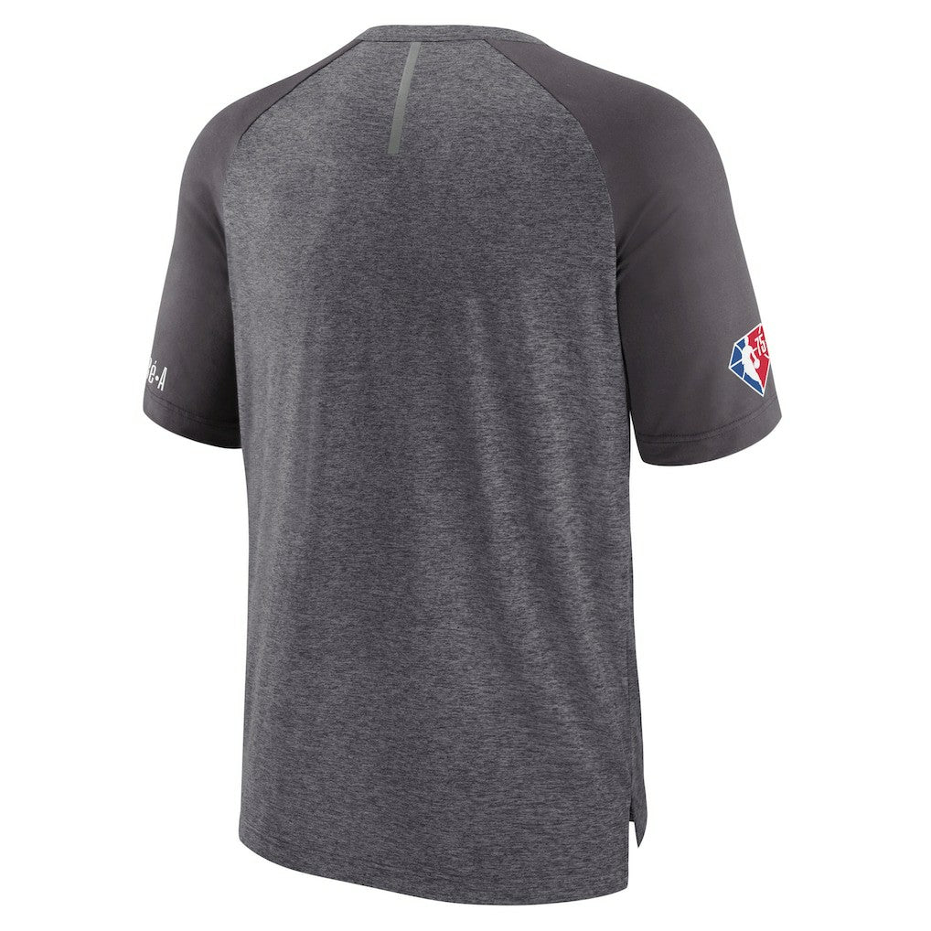 NBA Brooklyn Nets 2022 Noches Ene-Be-A Core Shooting Raglan T-Shirt