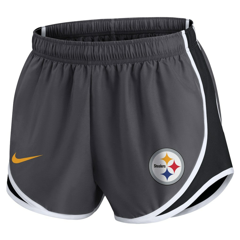 Women's Plus Size Logo Performance Tempo Shorts - Pittsburgh Steelers