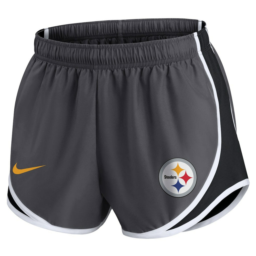 Women's Plus Size Logo Performance Tempo Shorts - Pittsburgh Steelers