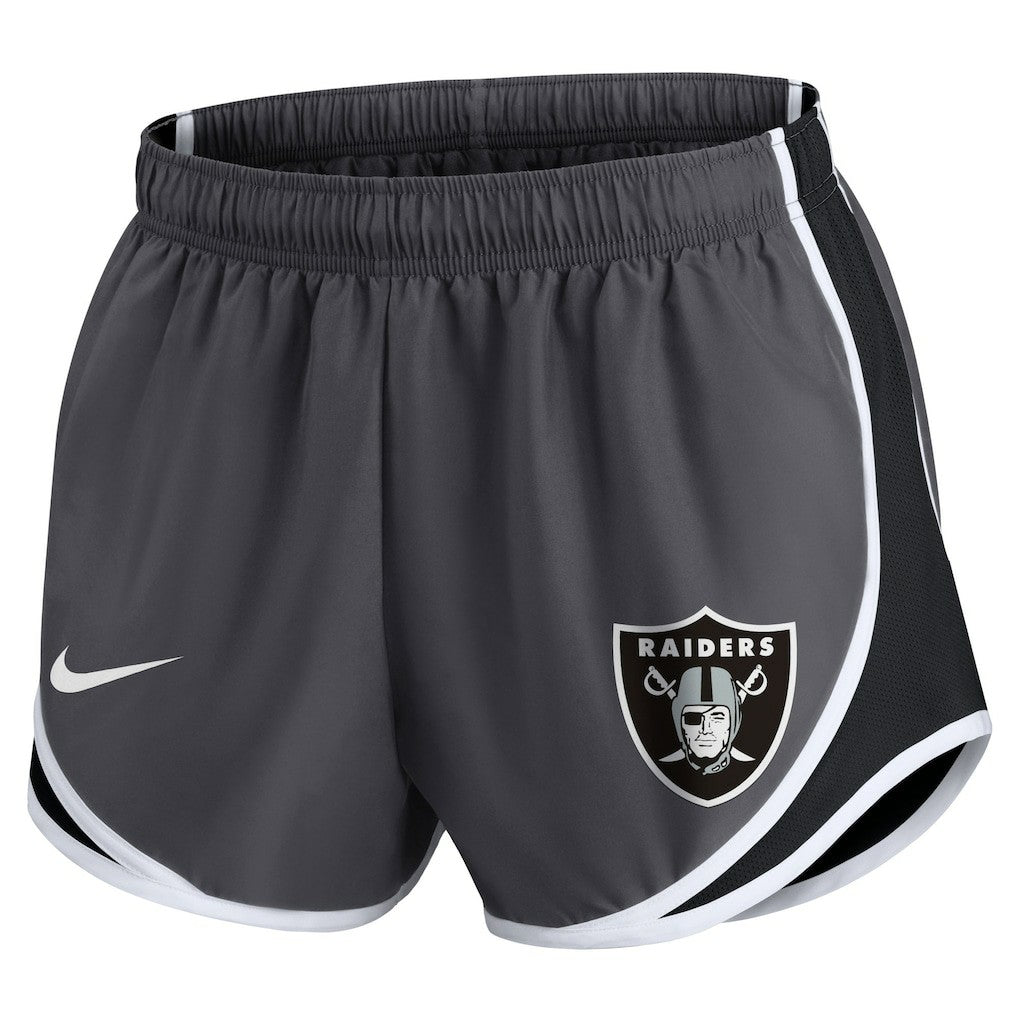 Women's Plus Size Logo Performance Tempo Shorts - Las Vegas Raiders