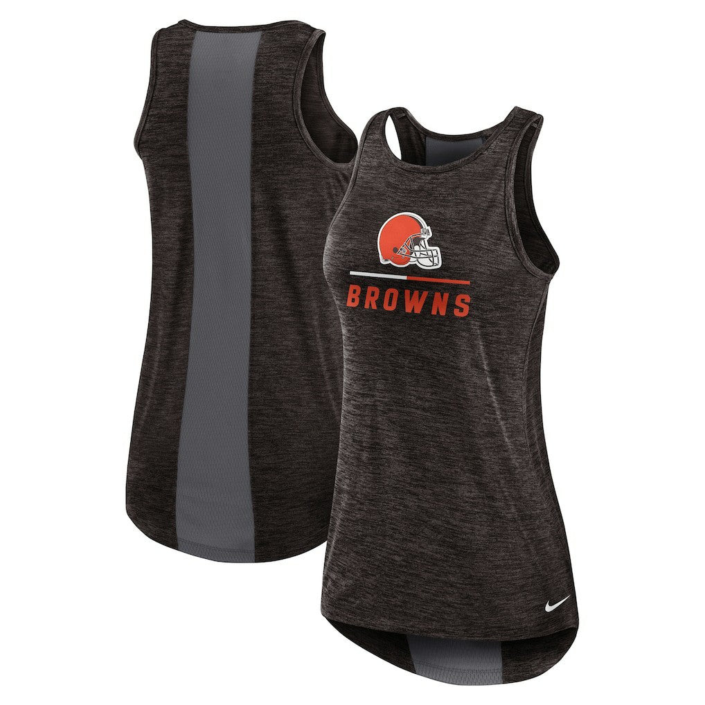 Women's High Neck Performance Tank Top - Cleveland Browns
