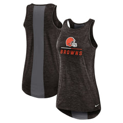 Women's High Neck Performance Tank Top - Cleveland Browns