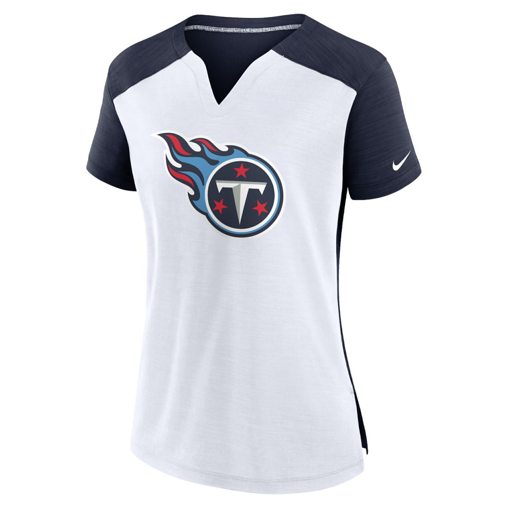 Women's Impact Exceed Performance Notch Neck T-Shirt - Tennessee Titans