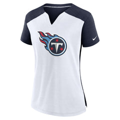 Women's Impact Exceed Performance Notch Neck T-Shirt - Tennessee Titans