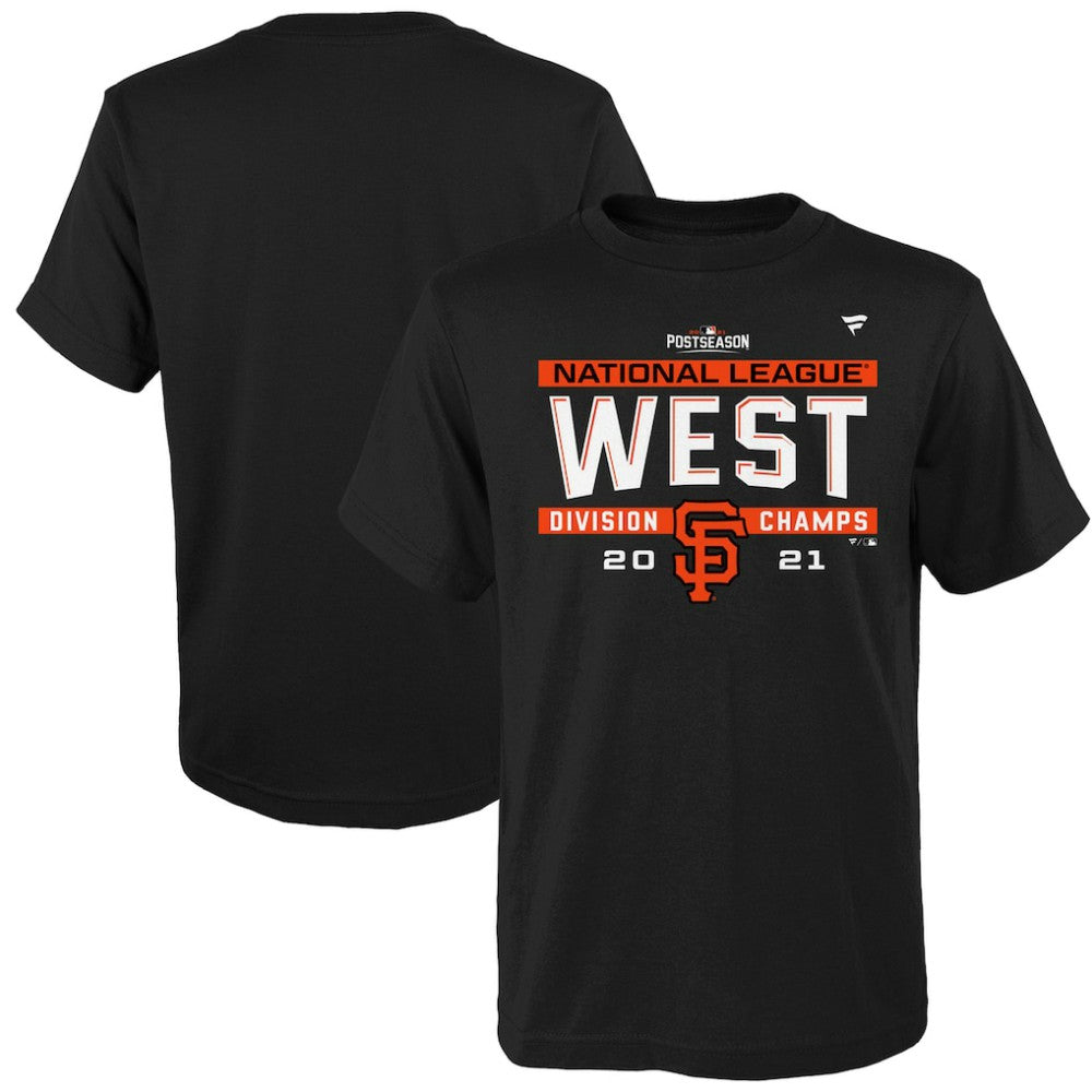 MLB San Francisco Giants Youth 2021 NL West Division Champions Locker Room T-Shirt